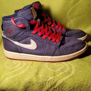 Captain America Air Jordan 1 sz 10.5